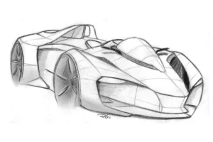 Valta Engineering sketches of Engler V12 superquad