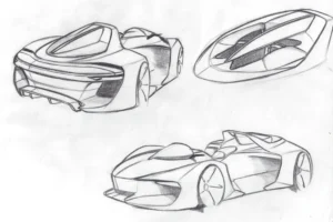 Valta Engineering sketches of Engler V12 superquad